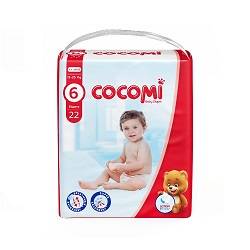 کوکومی پوشک سایز 6 (30 عددی ) با لوسیون